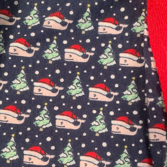 EUC Vineyard Vines Santa Whales Christmas Pajama Pants XXS. (0-2) - Picture 3 of 9